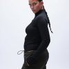 Ultimate Long Sleeve Zip Up Top - Black - Image 7