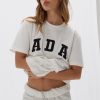 ADA Short Sleeve Oversized T-shirt - White - Image 3