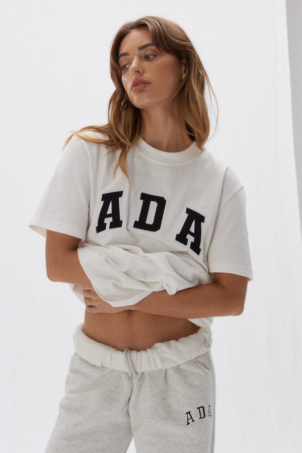 ADA Short Sleeve Oversized T-shirt - White - Image 3