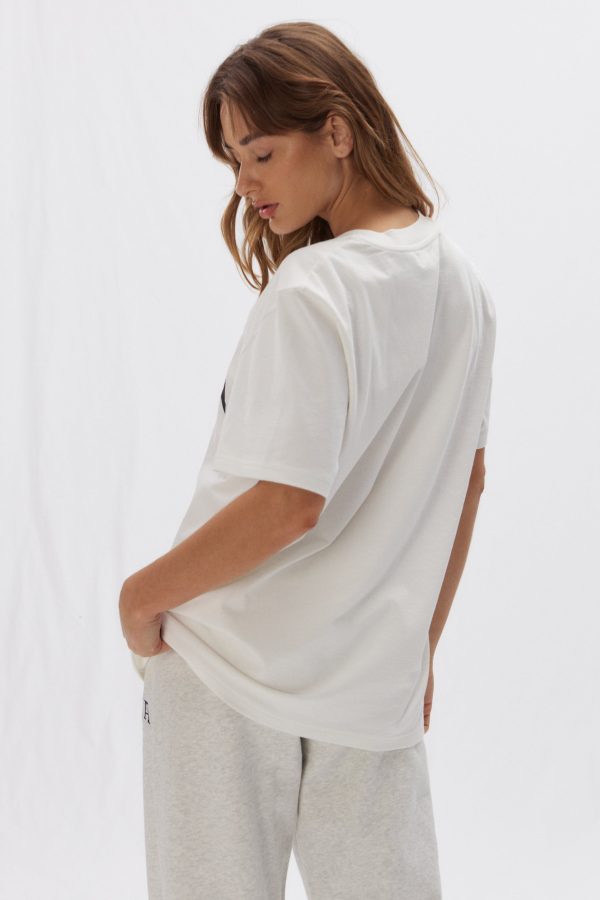 ADA Short Sleeve Oversized T-shirt - White - Image 2