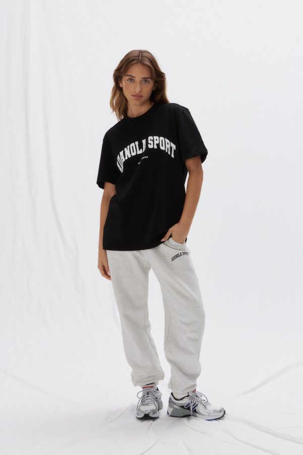 Adanola Sport Short Sleeve Oversized T-Shirt - Black - Image 5
