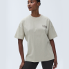 Trail Short Sleeve Drop Shoulder T-shirt - Sand/Cocoa Brown