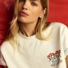 Runners Short Sleeve Oversized T-shirt - Light Grey Melange/Classic Red - Image 8