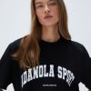 Adanola Sport Short Sleeve Oversized T-Shirt - Black - Image 2