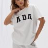 ADA Short Sleeve Oversized T-shirt - White